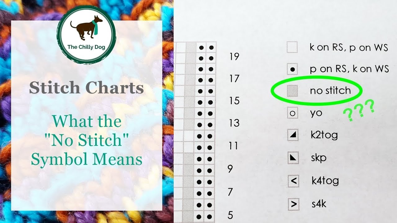 No Stitch Knitting Chart
