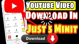 How to Download youtube videos in gallery।।।How to Download youtube video।।