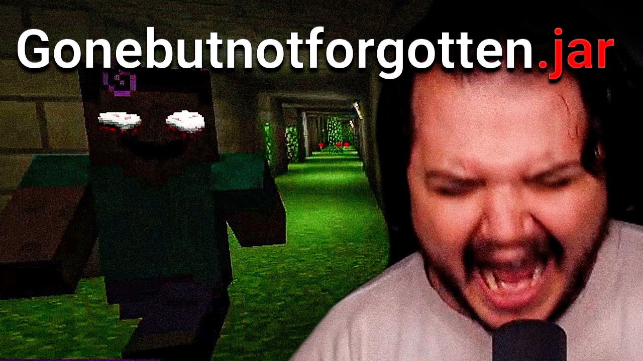 o MOD mais ASSUSTADOR do minecraft (passei mal) | Gonebutnotforgotten.jar