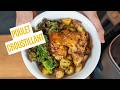 Poulet croustillant, pommes de terre fondantes et chips de choux kale (prêt en 30 minutes)