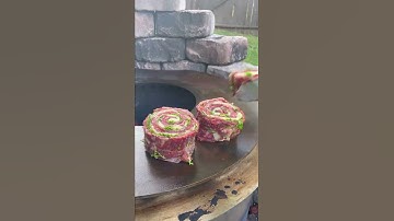 Thumbnail of ASMR Sizzle Steak Pinwheels | Over The Fire Cooking by Derek Wolf