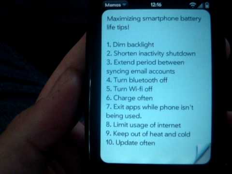 Maximizing Smartphone Battery Life
