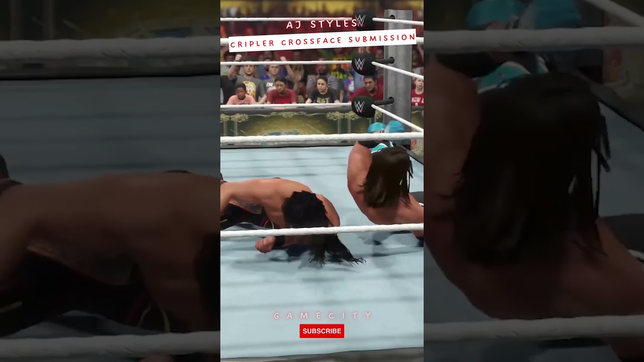 AJ Styles delivers Cripler Crossface Submission on Seth Rollins | 