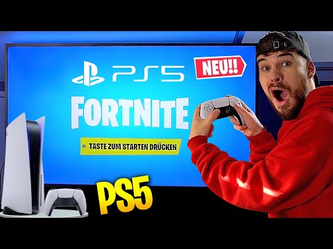 My FIRST ROUND of Fortnite on PLAYSTATION 5!