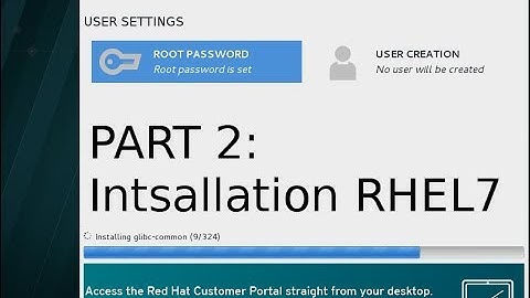 PART 2: Installation of redhat 7 in hindi | installation of redhat linux