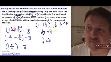 Multistep Problems with Fractions