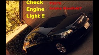Chevy Cruze LS 1.8 P2076 Check Engine light