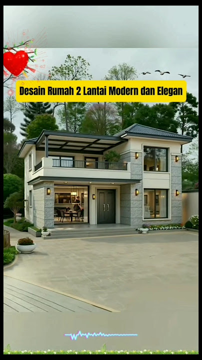 Rumah Minimalis 2 Lantai, Elegan & Hemat Biaya