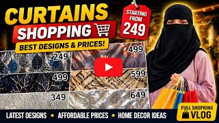Aaj Mall Se Darwaze Ka Parda Lene Aayi | Curtain Shopping Vlog #dailyvlog #curtains @Nishavlog-42