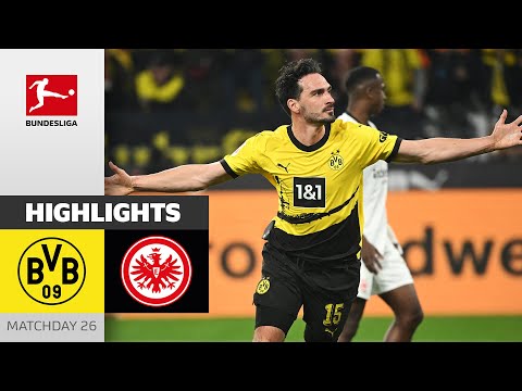 Borussia Dortmund Eintracht  Frankfurt Goals And Highlights