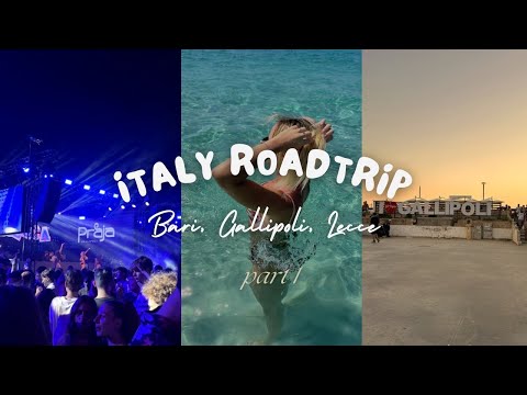 PROCESTOVALI JSME ITÁLII ZA TÝDEN | ITALY TRIP VLOG ep. 1 | Gallipoli ( Apulie)