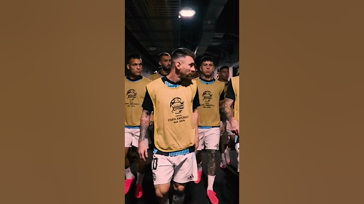 MESSI ENTERS for 2024 Copa América FINAL! 🇦🇷 #messi #argentina #copa