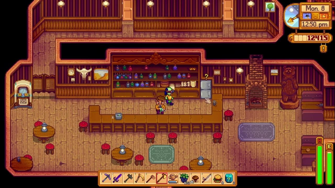 Gus' Fridge location for Famous Omelet quest Stardew Valley 1.6 YouTube