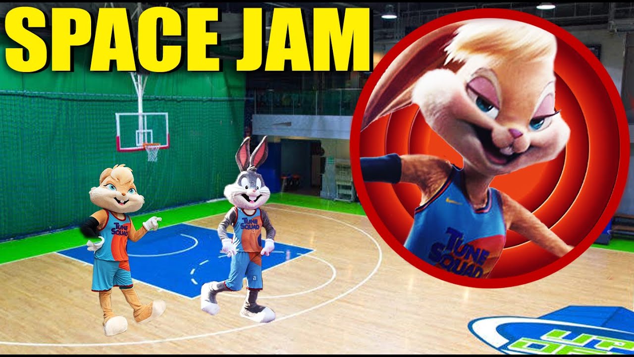 Space Jam Tune Squad 10 Lola Bunny White Movie Stitched Basketball