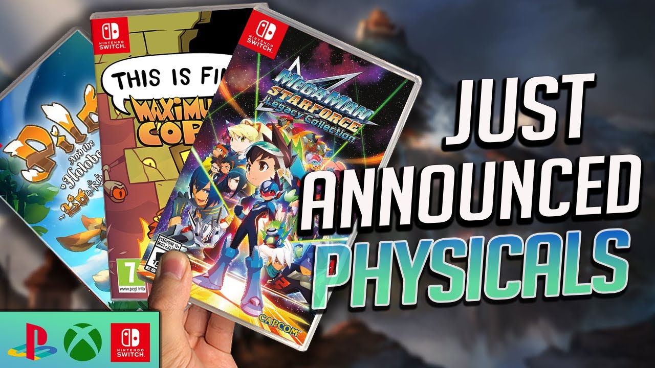 JUST Announced Physical Game Releases!