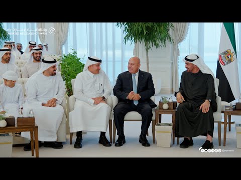 رئيس الدولة يستقبل المشاركين في معرض ومؤتمر جلوبال ريل 2025