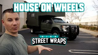 House on Wheels Vinyl Wrap, Stormtrooper Tesla Two Tone Vinyl Wrap & More | High Street Wraps