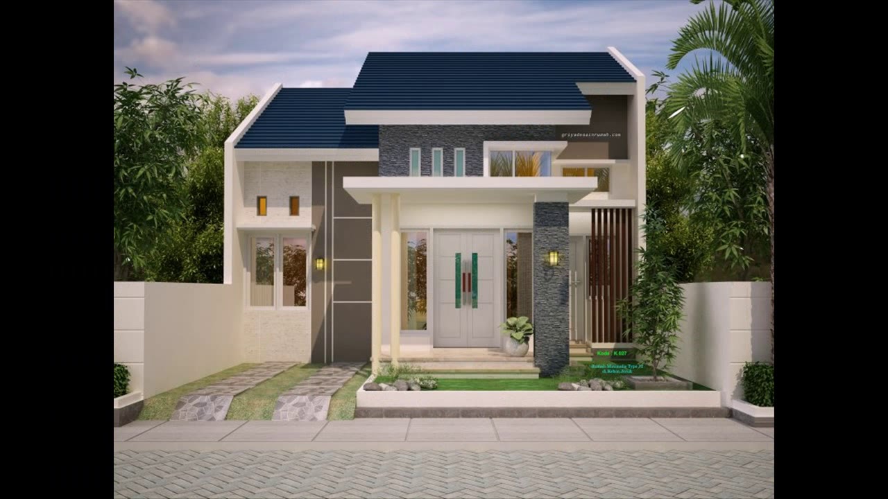 Rumah Minimalis Leter L Sederhana YouTube