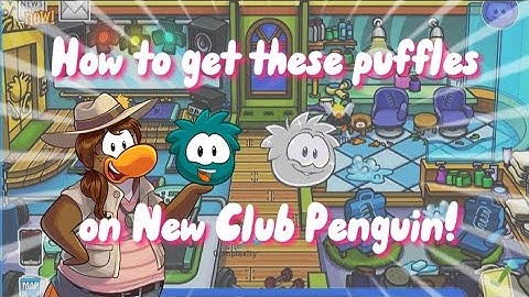 How to get EXOTIC puffles on New Club Penguin! | Rainbow, Gold, Silver, Teal and more!💠