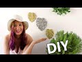 DIY / ADORNOS PARA LA PARED /IMITACION DE YESO/Hojas decorativas.