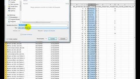 Abrir archivo DBF con Excel