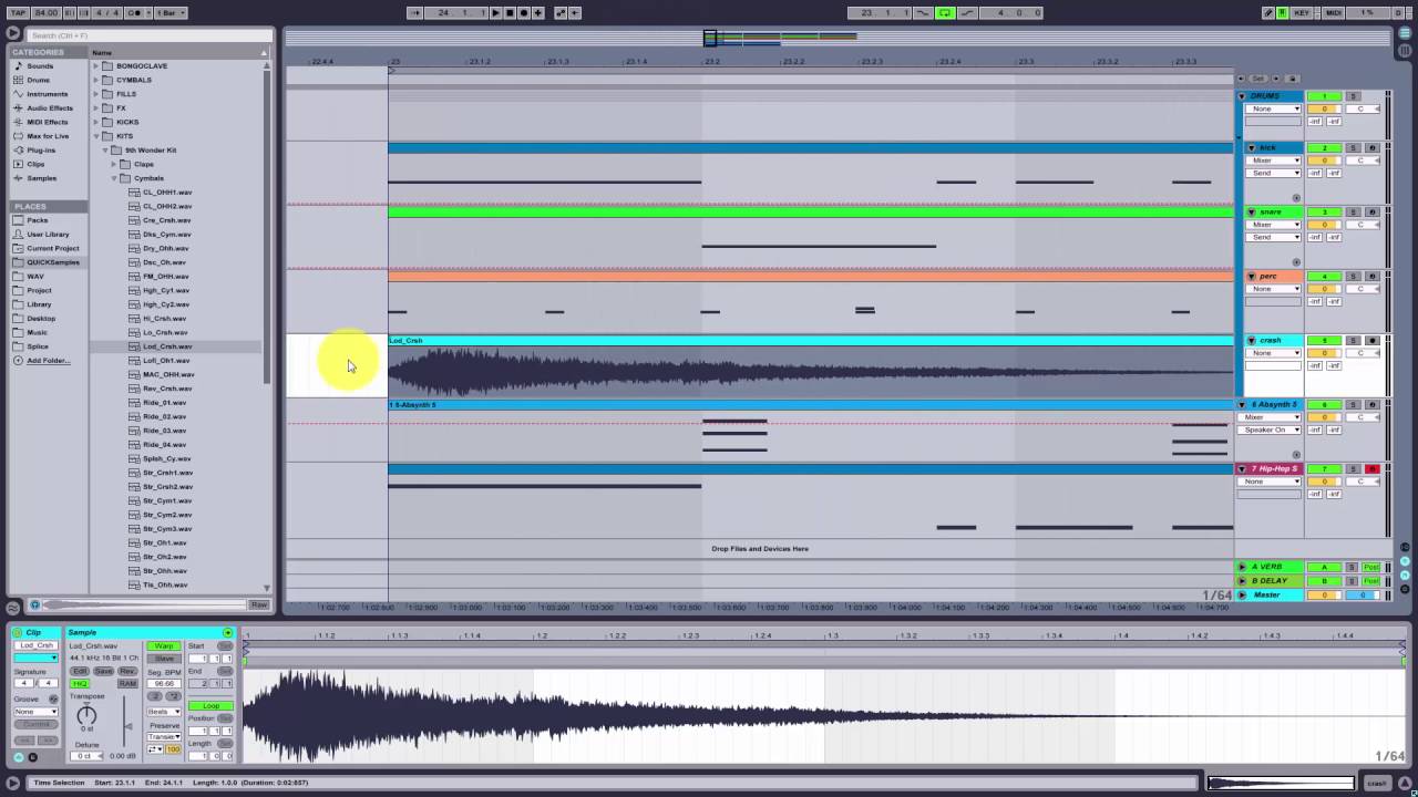 Hip Hop Beat from Start to Finish in Ableton - YouTube