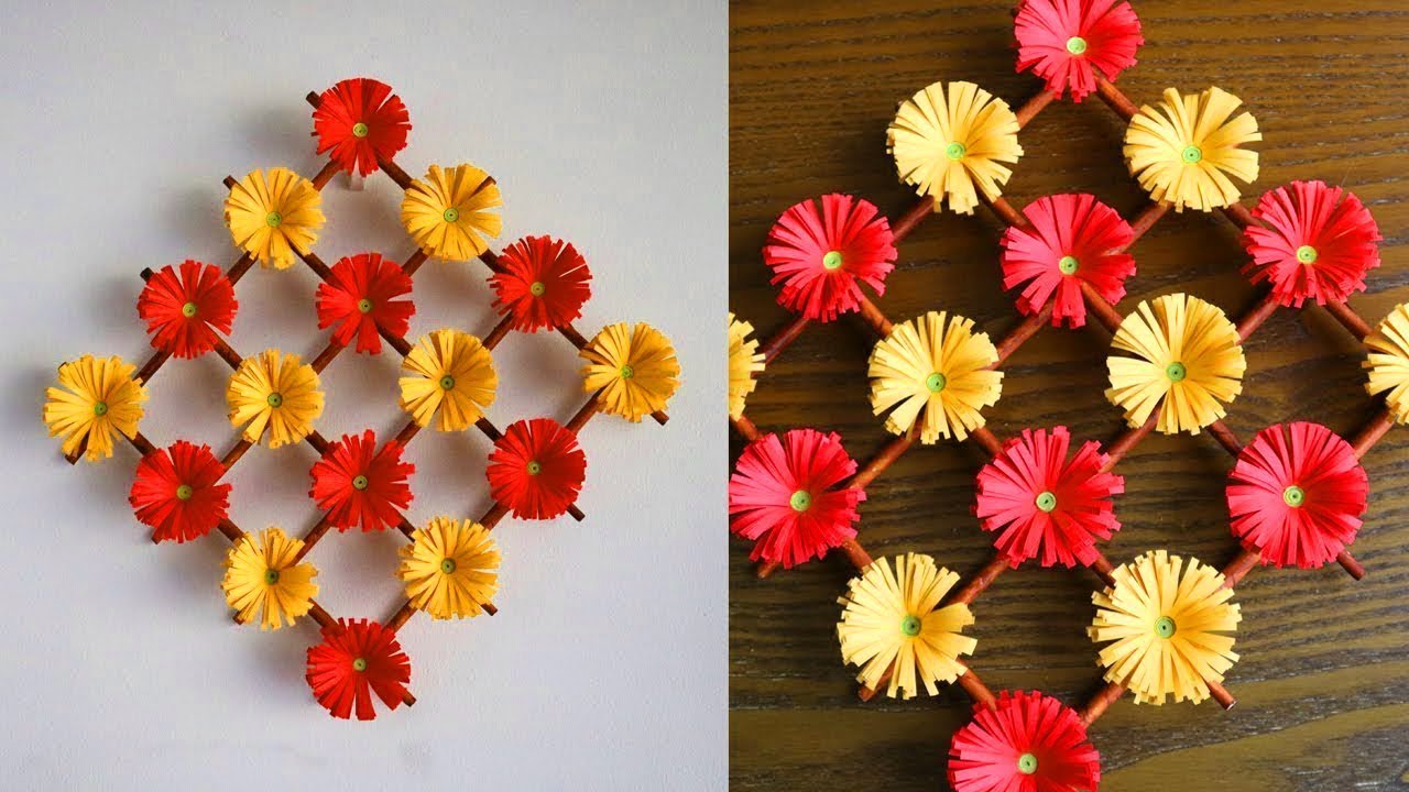 Room Decor! Wall Hanging Waste Material Reuse Idea Best Out of