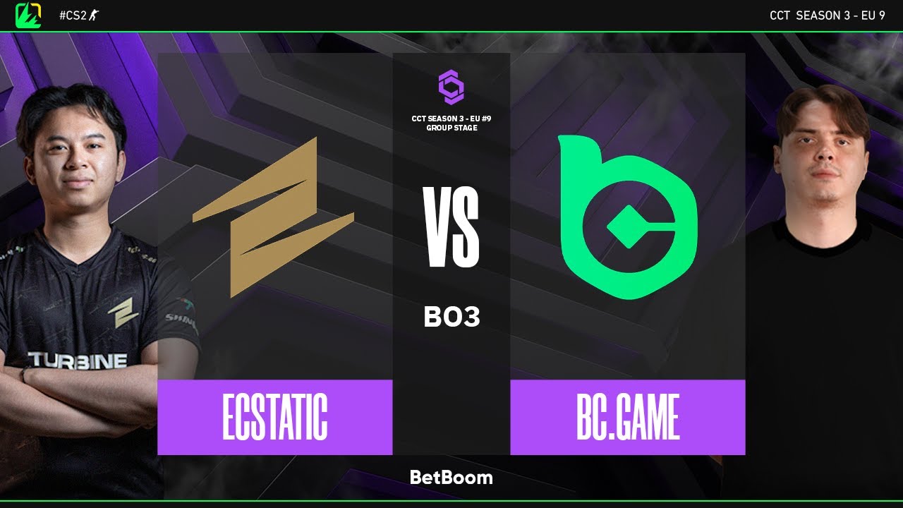 CCT Season 3 - EU #9 | ECSTATIC x BC.Game | Fase de Grupos | CS2 - YouTube