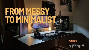 My Ultimate Minimalist Setup – IKEA Trotten Desk - Desk setup makeover
