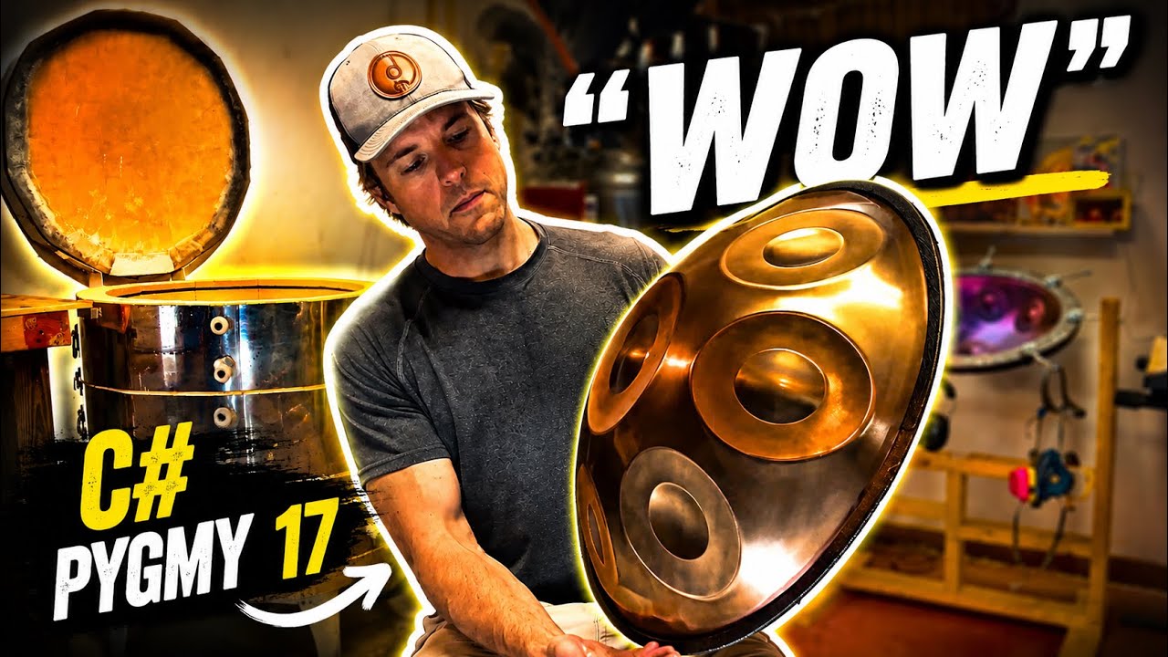 Daniels Made Handpans | C# Pygmy 17 Ember Steel