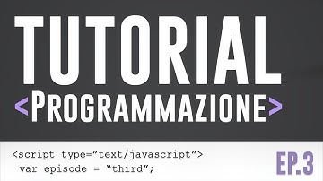 Imparare a programmare ep.3 (JavaScript)