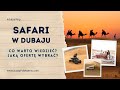 DESERT SAFARI | Co Warto Wiedzieć Przed Wyborem Odpowiedniej Oferty