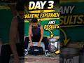 Creatine Day 3… still early, no rush, just following the process daily. #fitness #minivlog #ytshorts