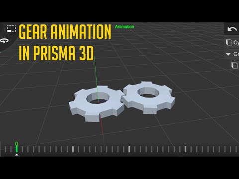 How to create Gear animation in prisma 3d | PRISMA 3D TUTORIALS | HARI EDITING TUTORIALS