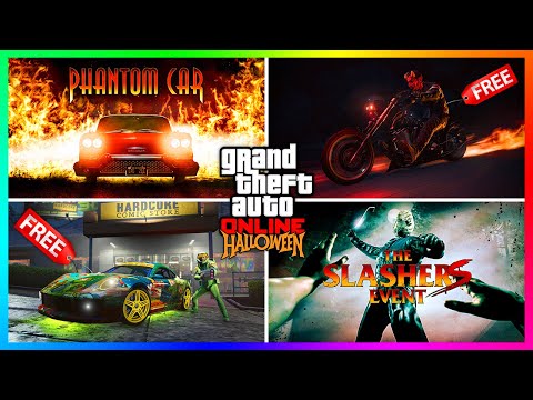 GTA 5 Online Halloween 2021 DLC Update - FREE Vehicles, Anniversary Items, RARE Events & MORE!