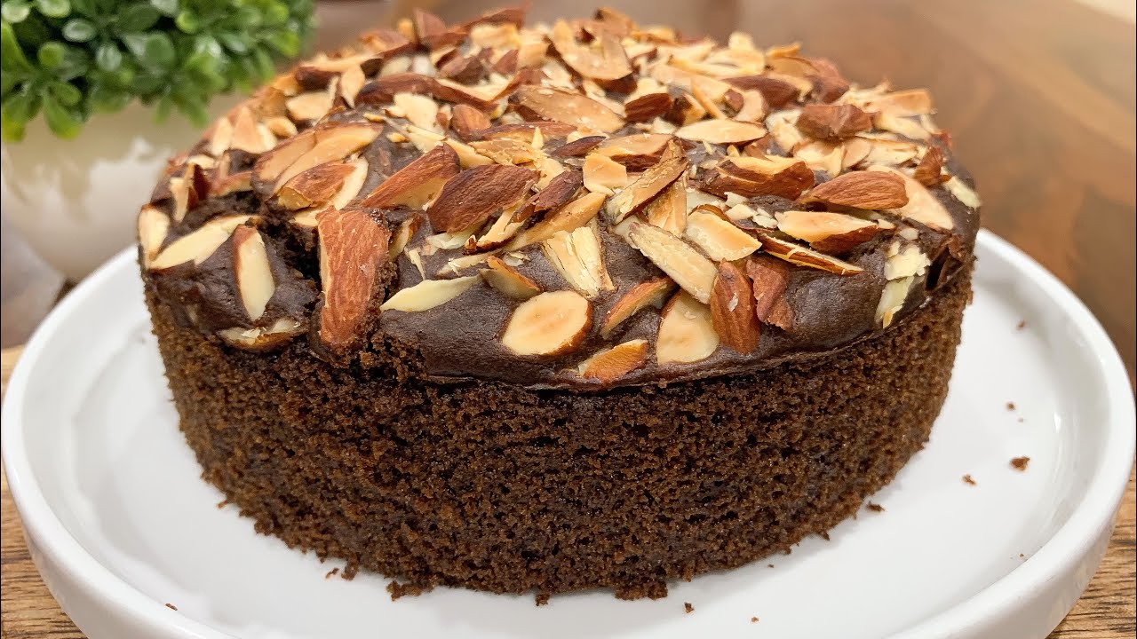 Eggless Whole Wheat Chocolate Cake with Jaggery | Healthy Atta Chocolate Tea Cake Recipe 