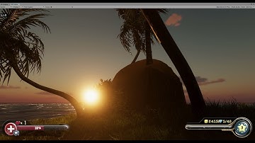 Sunset on Arrland Island - work in progress #2