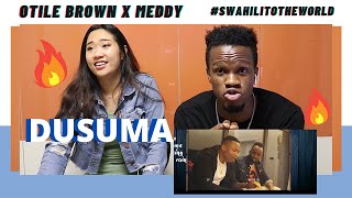 Reacting on Otitis Brown X Meddy for the 1st time - Dusuma + Learn Swahili | Swahilitotheworld