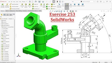 SolidWorks Tutorial For Beginners-Exercise 253