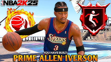 BROKEN Allen Iverson Build in NBA 2K25! Best Small Guard Build?