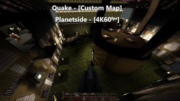 Quake - Map: #045 - Planetside - [Custom Map] - [4K60ᶠᵖˢ]