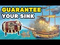 Best keg positions to sink every ship in sea of thieves  season 12  2024