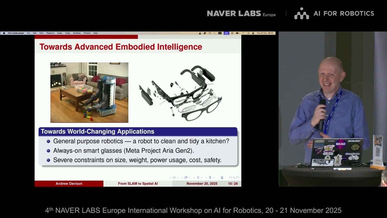 From SLAM to Spatial AI, Andrew Davison