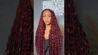 Red Mermaid Locs Wig ❤️ this style is perfect for vacation! #explore #hairtutorial #locstyles #wigs