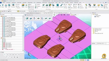 Create Multi cavity For Mold design in ZW3D