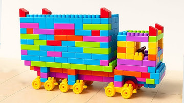 Satisfying DIY Lego Truck /ASMR Building Blocks / Lego Building Fun