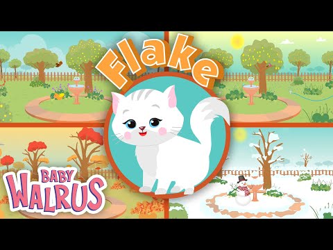 Amigos animales - Flake y las 4 estaciones | Serie Educativa para Bebés 0-2 años  🍁 ❄️ 🌹 ☀️