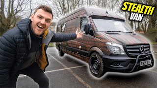 The Ultimate Camouflaged Stealth Campervan (24hr camping experience)