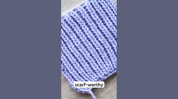 Fisherman’s rib: a scarf-worthy stitch #knitting