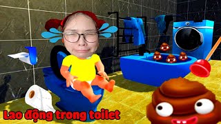 Ốc bị cô giáo phạt dọn nhà vệ sinh và cái kết !!! TOILET GAME 3D screenshot 5